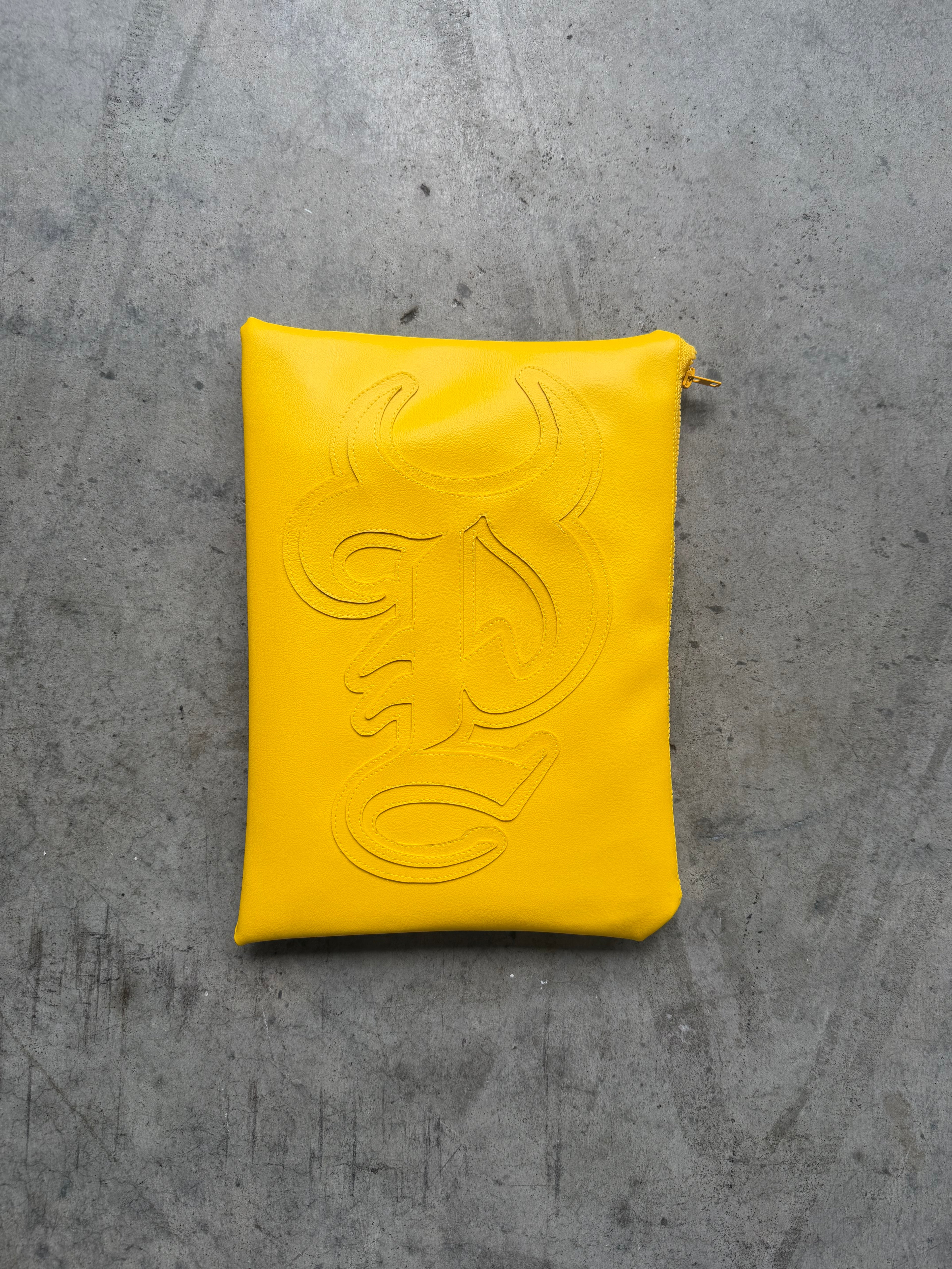 Yellow Tech Pouch