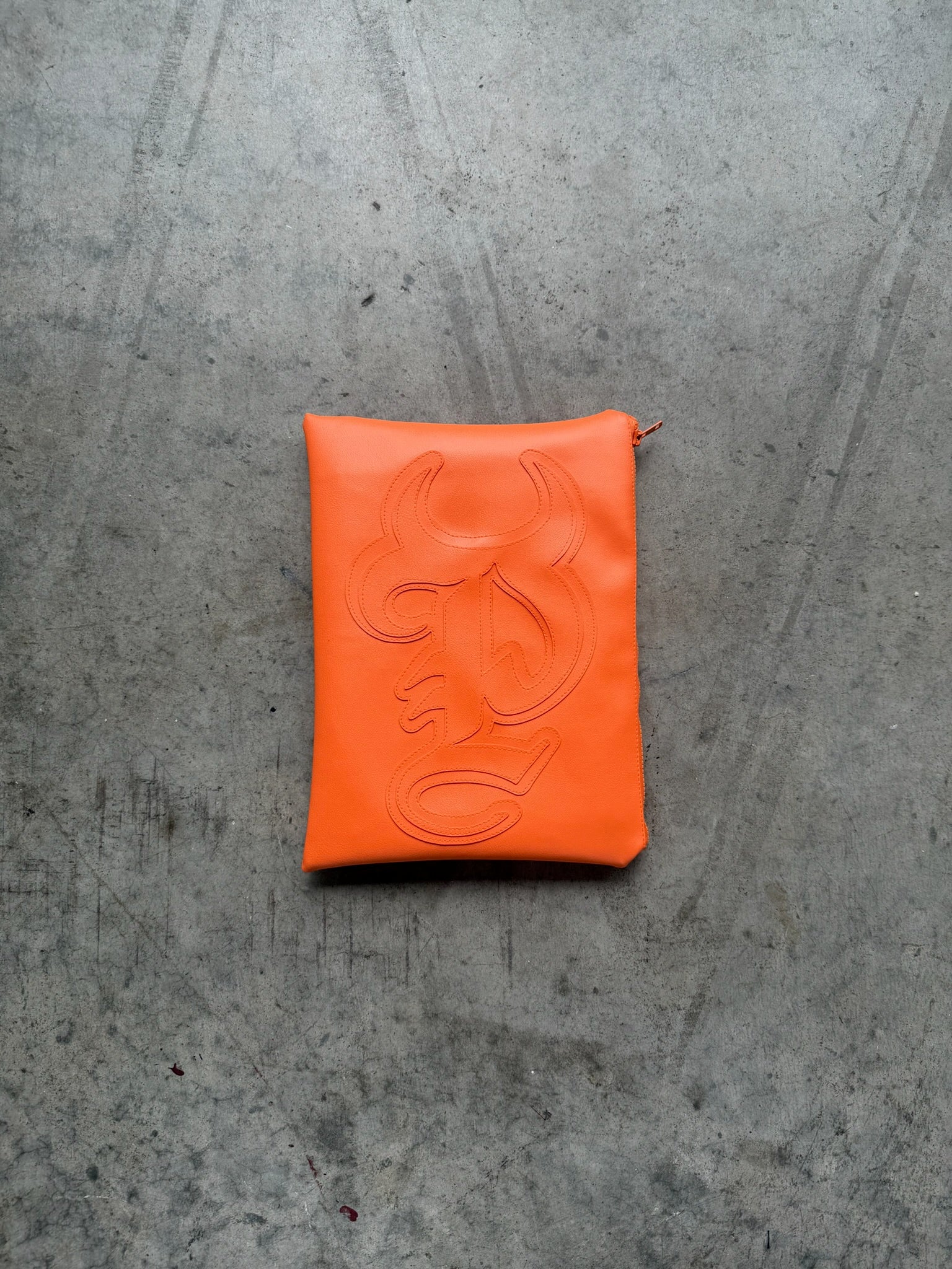 Orange Tech Pouch